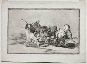 Maurové se usadili ve Španělsku, vzdali se pověr koránu, přijali toto umění..., 1815-1816 od Francisco de Goya