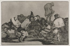 The Proverbs: Carnival Folly, 1864. od Francisco de Goya