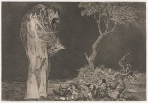 Přísloví: Pošetilost strachu od Francisco de Goya