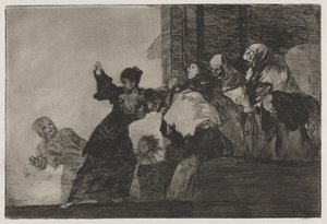Přísloví: Ubohé bláznovství od Francisco de Goya
