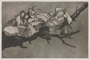 Přísloví: Směšná pošetilost od Francisco de Goya