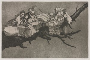 The Proverbs: Ridiculous Folly, 1864. od Francisco de Goya