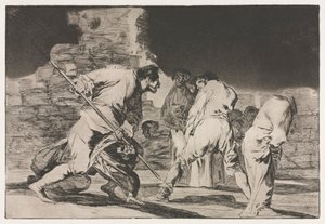 The Proverbs: The Folly of Fury, 1864. od Francisco de Goya