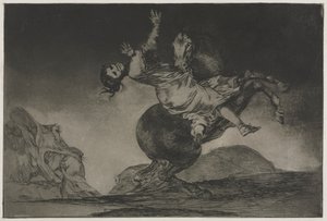 Přísloví: Únosce koní od Francisco de Goya