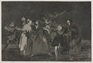 Přísloví: Rány se hojí rychleji než ukvapená slova, 1864. od Francisco de Goya