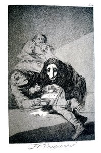 The Shamefaced One, 1799 od Francisco de Goya