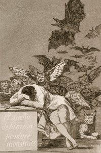 The Sleep of Reason produkuje Monstra od Francisca Goyi od Francisco de Goya