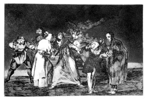 Nabádání, 1819-1823 od Francisco de Goya