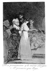 Řeknou ano a podají ruku prvnímu příchozímu, 1799 od Francisco de Goya