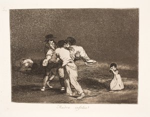 Nešťastná matka (50) od Francisco de Goya