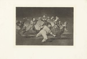 Veselá hloupost Nesourodý Alegre Los Disparates (The follies) (název série) Los Proverbios (The Proverbs) (název série) od Francisco de Goya