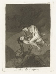 Wie měl dat gedacht! Kdo by tomu věřil! (název na objektu) Los Caprichos (název série) od Francisco de Goya