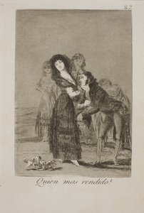 Pokorný služebník od Francisco de Goya