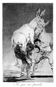 Vy, kdo nemůžete, 1799 od Francisco de Goya