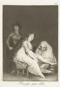 Modlí se za ni od Francisco de Goya