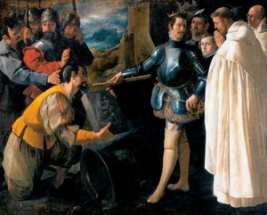 Svatý Petr Nolasco Obnovení obrazu Panny Marie od Francisco de Zurbaran
