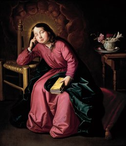 Dítě Panna spí od Francisco de Zurbaran