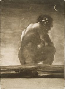 Sedící obr od Francisco de Goya