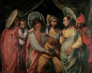 Scéna z Commedia dell"Arte