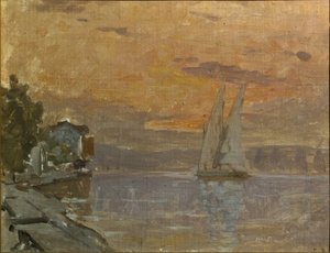 Kůra před La Grande-Rive od Francois-Louis-David Bocion