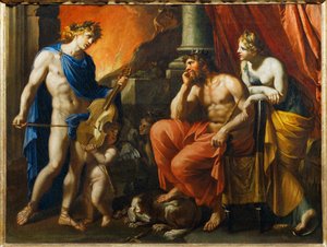Orphee devant Pluton et Proserpine - Orfeus před Plutem a Proserpinou ... od Francois (1590 1650) (after) Perrier