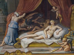 Allegorie du Feu představující Jupiter a Semele od Francois Perrier