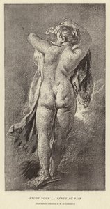 Studium Venuše ve vaně od Francois (after) Boucher