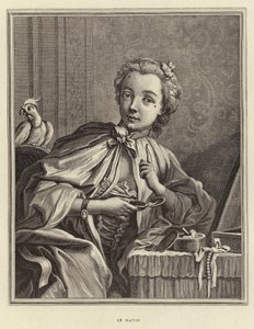 Ráno (rytina) od Francois (after) Boucher