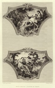 Motiv převzat z příběhu Psyche (rytina) od Francois (after) Boucher