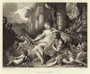 Renaud a Armide (rytina)