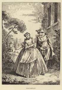 Sganarelle (rytina) od Francois (after) Boucher