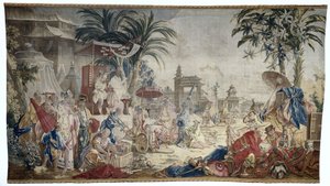 Čínský trh, Royal Manufacture of Beauvais od Francois (after) Boucher