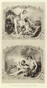 Vstup Venuše do vany, Výchova k lásce (rytina) od Francois (after) Boucher