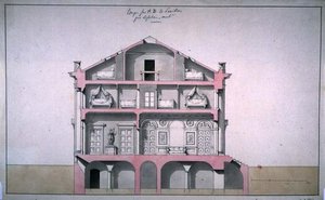 Sekce venkovského pavilonu od Francois (attr. to) Lefebure