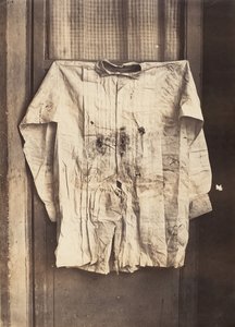 Košile císaře, nošená při jeho popravě, 1867.