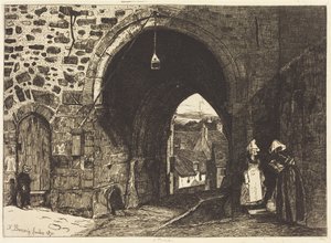 Brána Saint-Malo v Dinanu