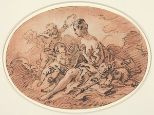 Alegorie hudby od Francois Boucher