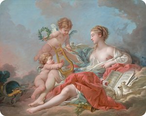 Alegorie hudby od Francois Boucher