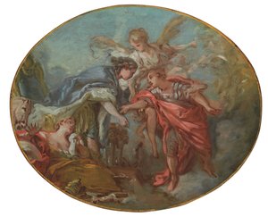 Alegorie (olej na plátně) od François Boucher