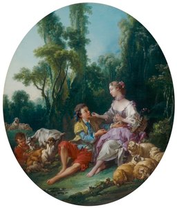 Přemýšlejí o hroznech? (Pensent-ils au raisin?) od François Boucher