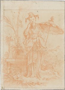 Čínská dekorace (Pani zahrady) od François Boucher
