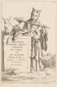 Sbírka rozmanitých čínských postav od François Boucher