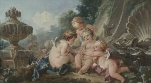 Cupids in Conspiracy od François Boucher