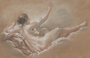 Danae dostává zlatou sprchu od François Boucher