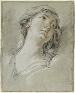 Ženská hlava od François Boucher