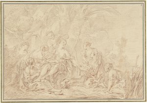 Nalezení Mojžíše od François Boucher