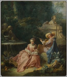 Hodina hudby od François Boucher