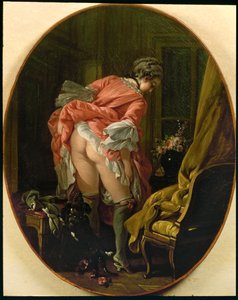 La jupe relevee - vyvýšená sukně od François Boucher