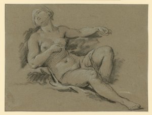 Ležící ženská aktová postava od François Boucher