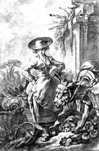 Odjezd na trh od François Boucher